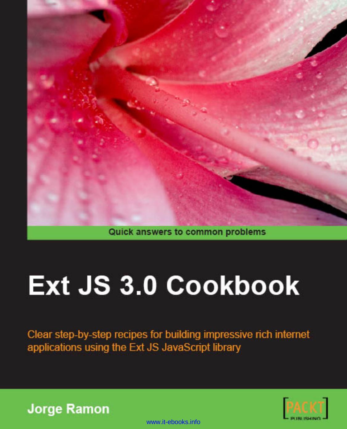 Ext Js 30 Cookbook Jorge Ramon