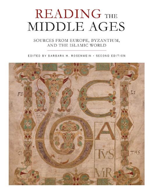 Reading The Middle Ages 1st Edition Victoria Bromley