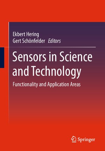 Sensors In Science And Technology Functionality And Application Areas Ekbert Hering
