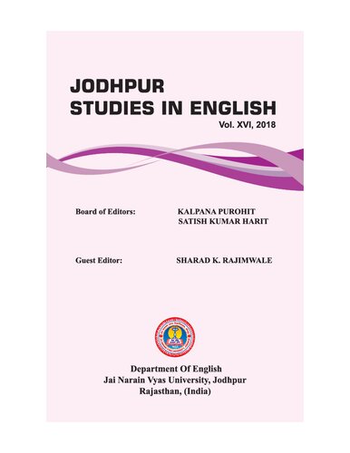 Jodhpur Studies In English 2018th Edition Kalpana Purohit Ed