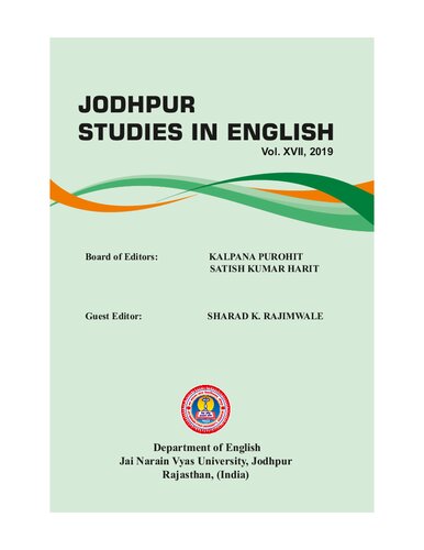 Jodhpur Studies In English 2019th Edition Kalpana Purohit Ed