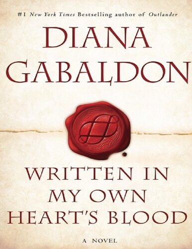 Written In My Own Hearts Blood Diana Gabaldon