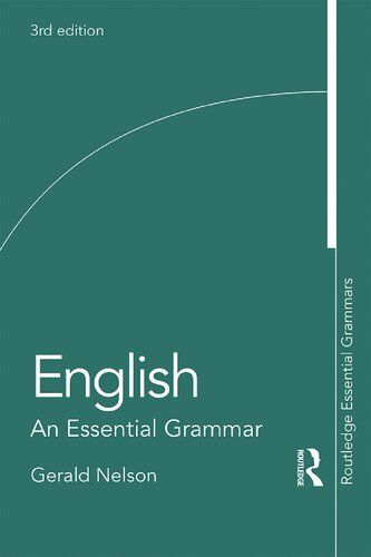 English An Essential Grammar 3rd Edition 3rd Edition Gerald Nelson