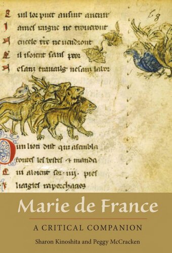 Marie De France A Critical Companion Sharon Kinoshita Peggy Mccracken