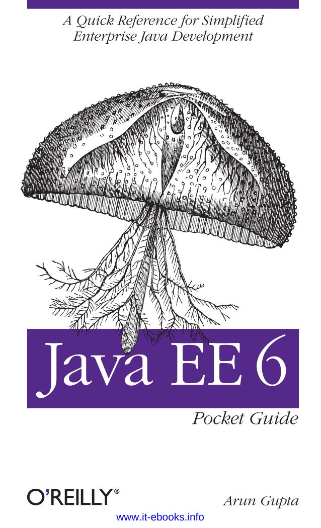 Java Ee 6 Pocket Guide Arun Gupta