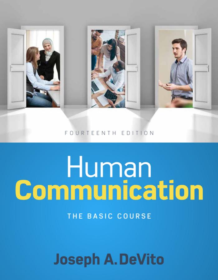 Human Communication The Basic Course 14th Edition Joseph A Devito