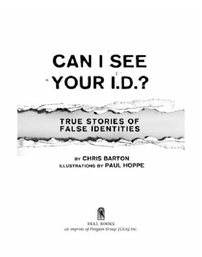 Can I See Your I D Barton Chris