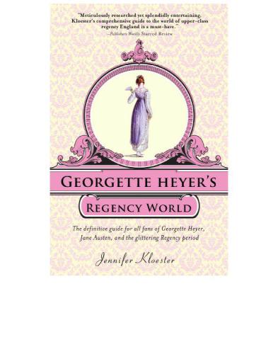 Georgette Heyers Regency World Kloester Jennifer