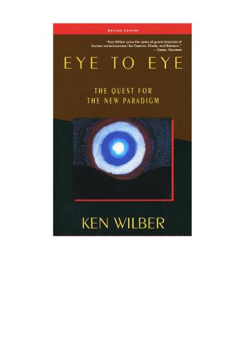 Eye To Eye Wilber Ken
