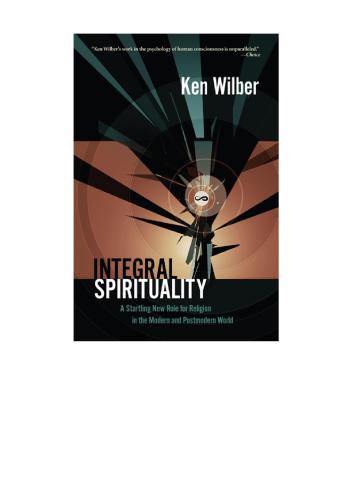 Integral Spirituality Wilber Ken