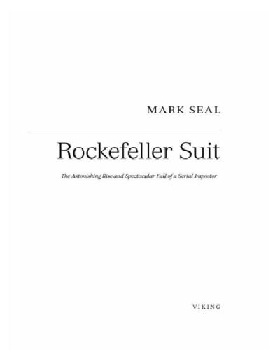 The Man In The Rockefeller Suit Seal Mark