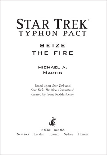Star Trek Typhon Pact Seize The Fire Martin Michael A