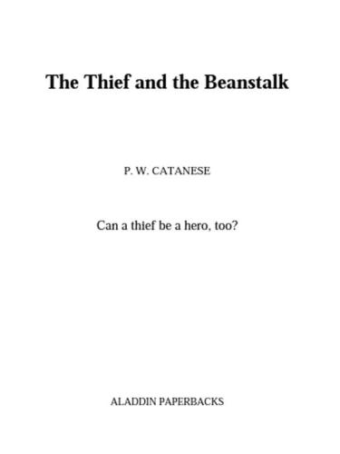 The Thief And The Beanstalk Catanese P W