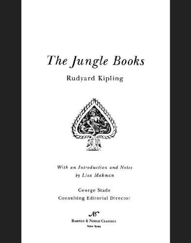 The Jungle Books Kipling Rudyard