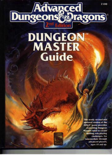 Dungeon Master Guide 2nd Edition Stece Winter Jon Pickens