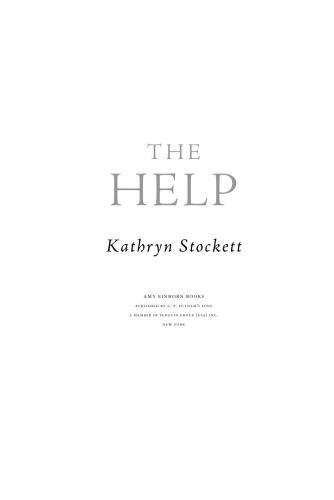 The Help Kathryn Stockett