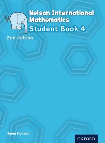 Nelson International Mathematics Student Book 4 2nd Edition 2nd Edition Karen Morrison