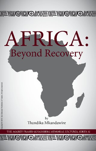 Africa Beyond Recovery Thandika Mkandawire