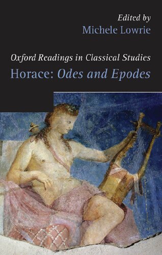 Horace Odes And Epodes Michele Lowrie