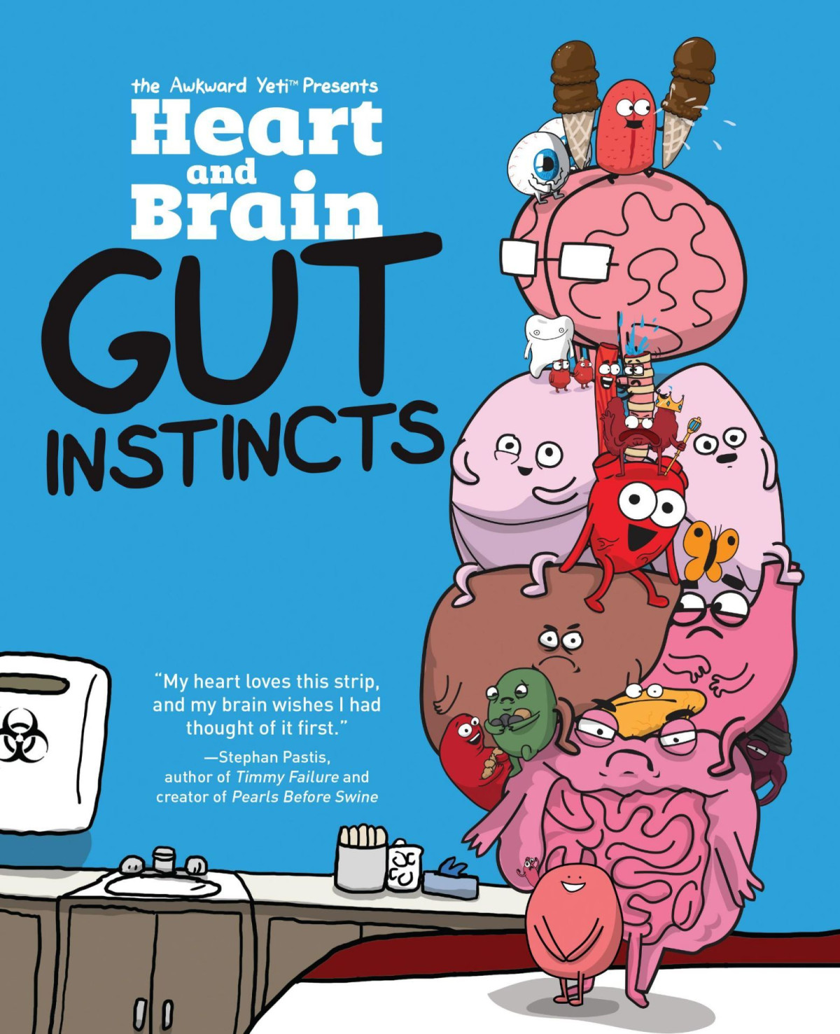 Heart And Brain Gut Instincts The Awkward Yeti Nick Seluk