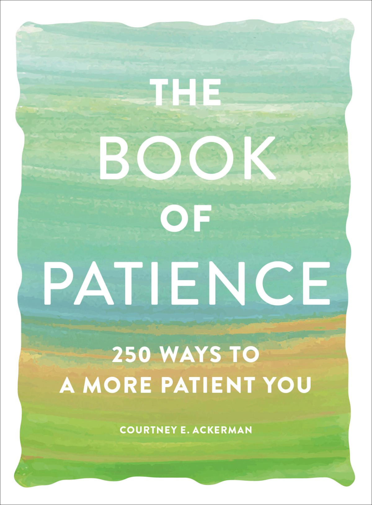 The Book Of Patience 250 Ways To A More Patient You Courtney E Ackerman