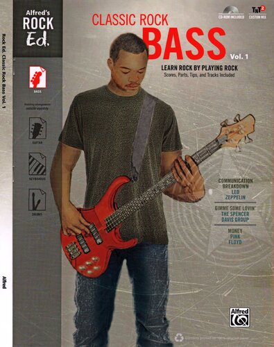 Classic Rock Bass Vol 1 Learn Rock By Playing Rock Scores Parts Tips And Tracks Included Easy Bass Tab Book Cdrom Alfreds Rock Ed Vol 1 Papcdr Alfred Publishing Staff