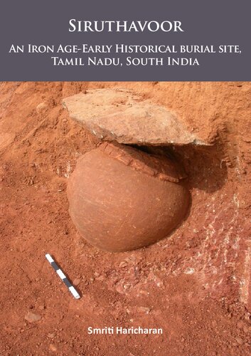 Siruthavoor An Iron Ageearly Historical Burial Site Tamil Nadu South India Smriti Haricharan