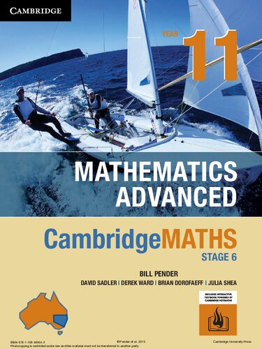 Cambridgemaths Stage 6 Year 11 Mathematics Advanced David Sadler William Pender Julia Shea Brian Dorofaeff Derek Ward
