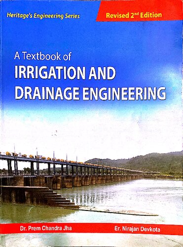 A Textbook Of Irrigation And Drainage Engineering 2nd Edition Dr Prem Chandra Jha