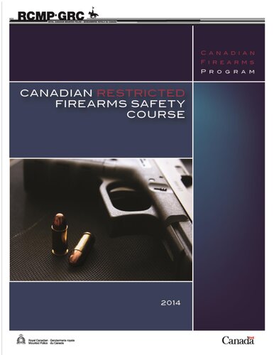 Canadian Restricted Firearms Safety Course Royal Canadian Mounted Police Rcmp