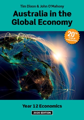 Australia In The Global Economy 2020 2020 Edition Tim Dixon