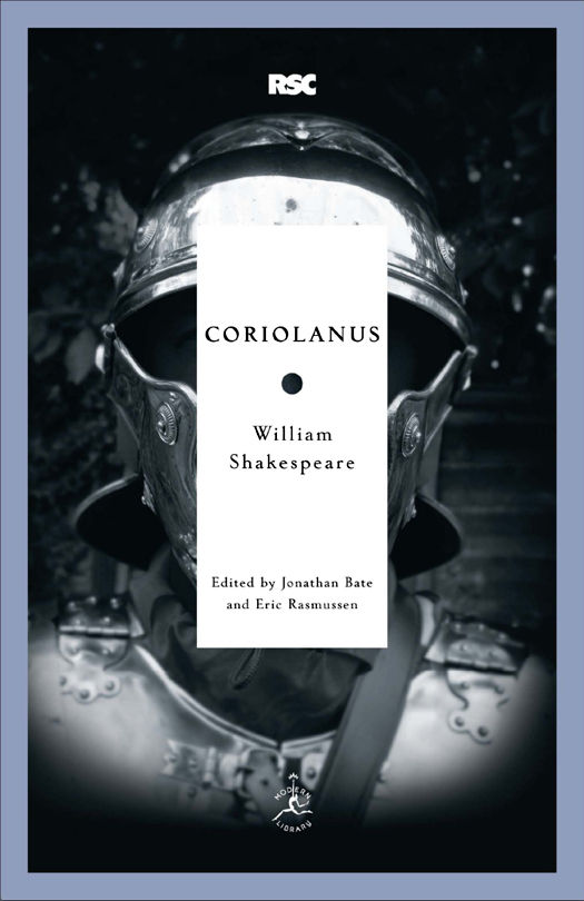 Coriolanus Modern Library Classics William Shakespeare