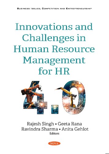 Innovations And Challenges In Human Resource Management For Hr40 Anita Gehlot