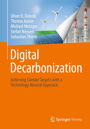 Digital Decarbonization Achieving Climate Targets With A Technologyneutral Approach Oliver D Doleski