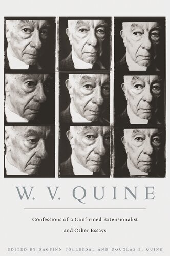 Confessions Of A Confirmed Extensionalist And Other Essays First Edition 1st Printing Willard Van Orman Quine