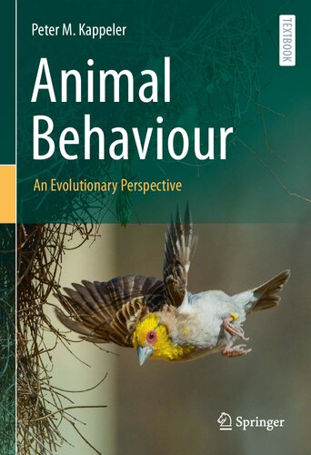 Animal Behaviour An Evolutionary Perspective Peter M Kappeler