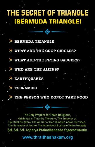 Thesecret Of Bermuda Triangle Sri Acharya Prabhodhananda Yogeeswarlu