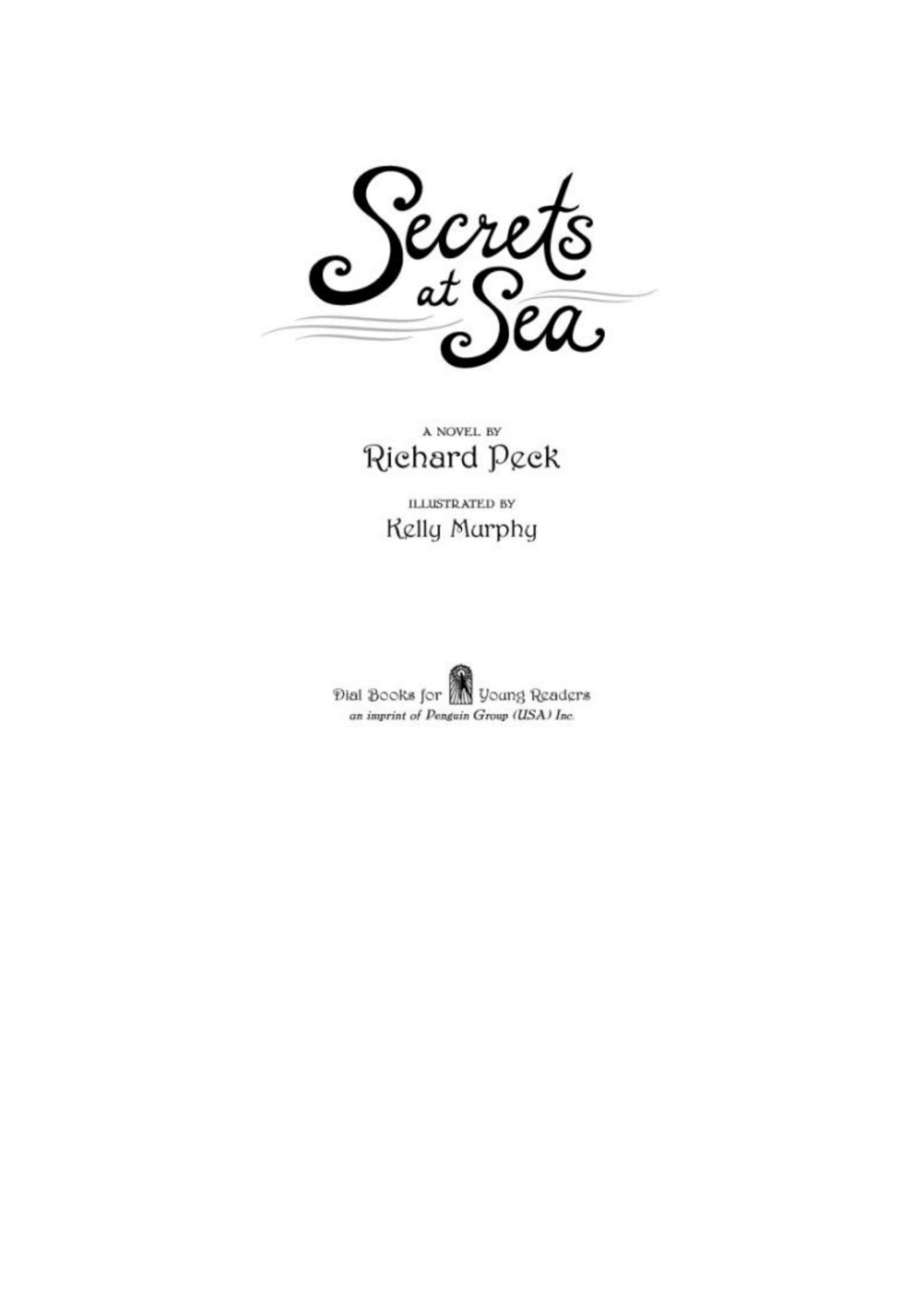 Secrets At Sea Richard Peck