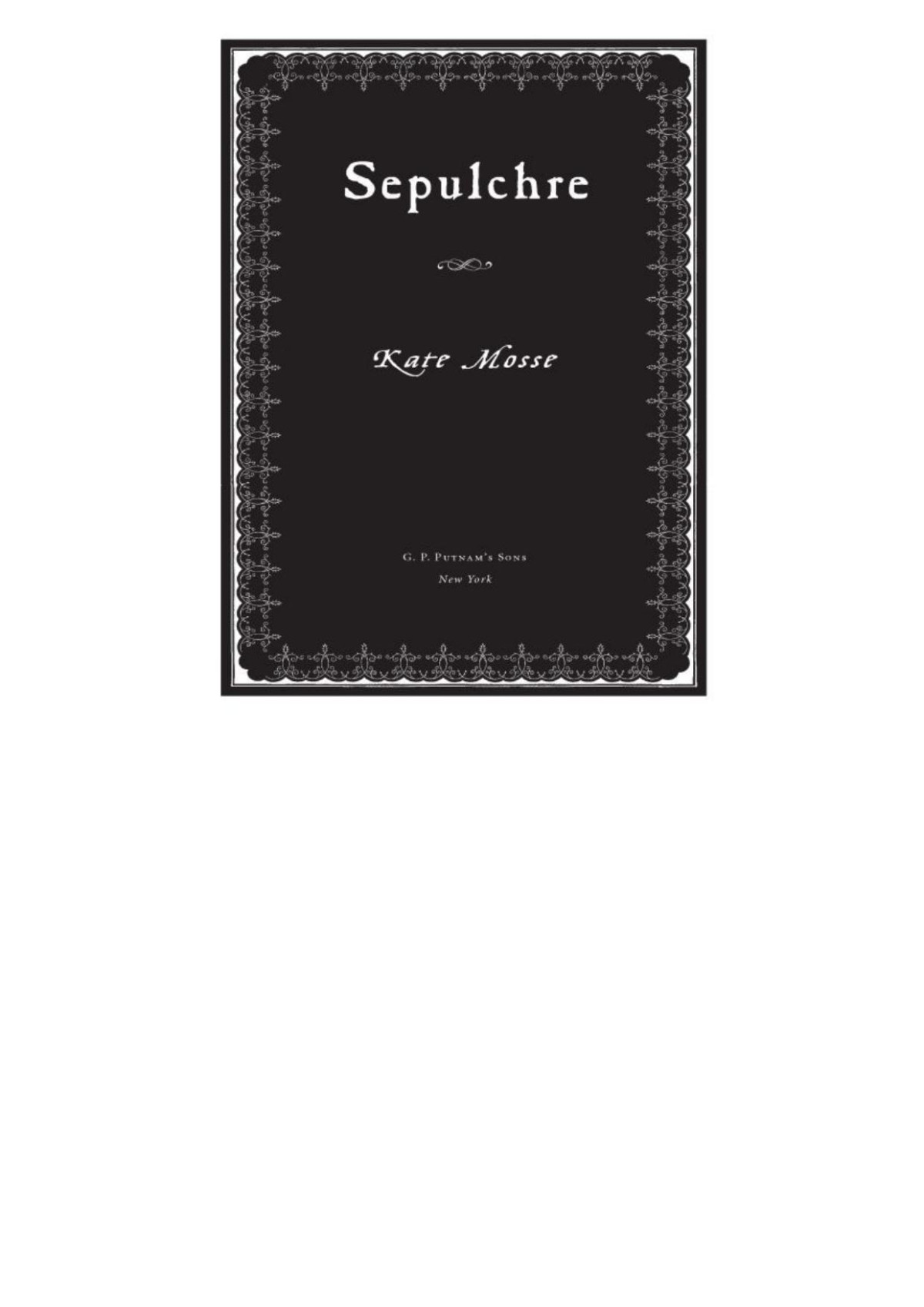 Sepulchre Kate Mosse