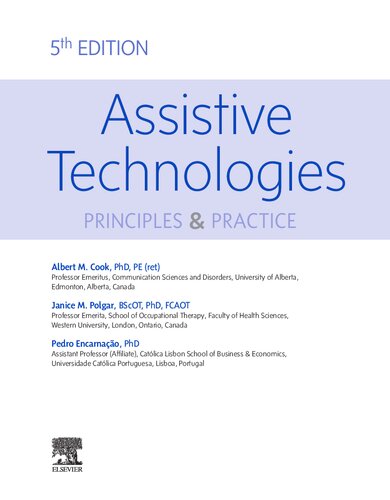 Assistive Technologies Principles And Practice 5th Edition Albert M Cook