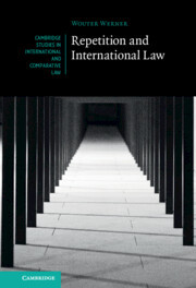 Repetition And International Law Wouter Werner