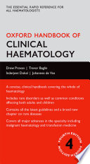 Oxford Handbook Of Clinical Haematology 4th Revised Ed Provan