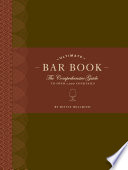 Ultimate Bar Book 1st Edition Hellmich Mittie