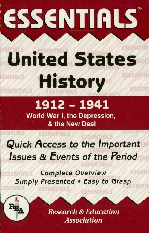 United States History 1912 To 1941 Essentials William Turner