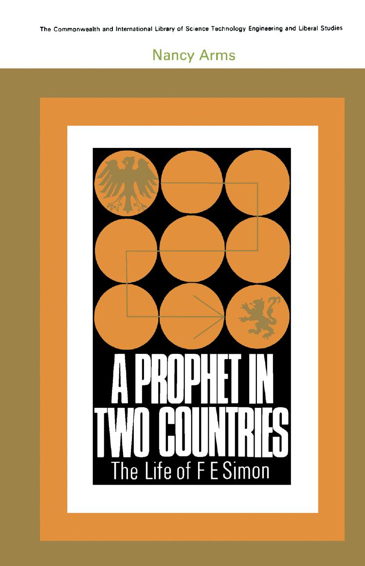 A Prophet In Two Countries Nancy Arms