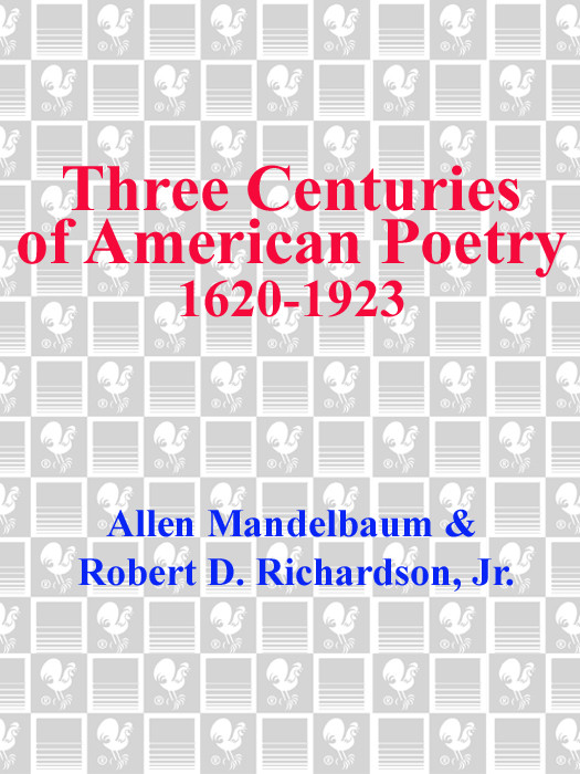 Three Centuries Of American Poetry Allen Mandelbaum