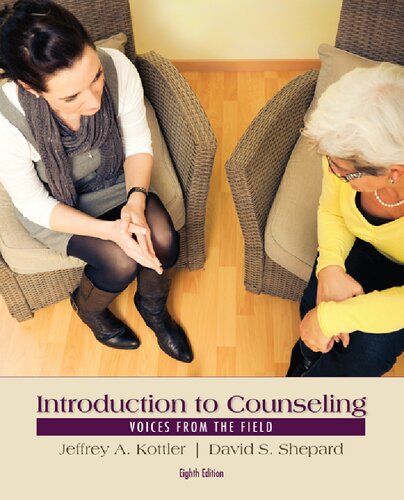 Introduction To Counseling Voices From The Field 8th Edition Jeffrey A Kottler