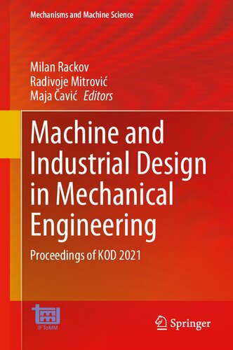 Machine And Industrial Design In Mechanical Engineering Milan Rackov