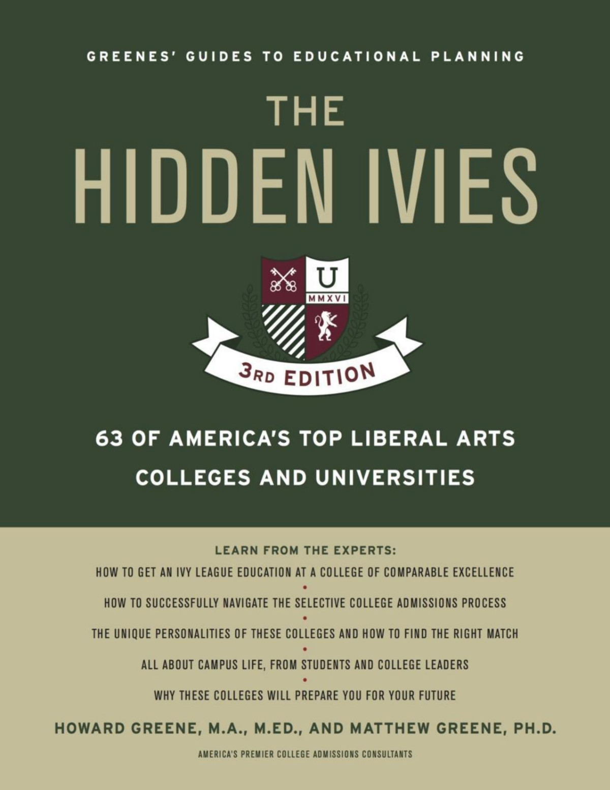 Hidden Ivies 3rd Edition The Epub Howard Greene Matthew W Greene