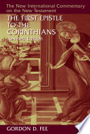The First Epistle To The Corinthians Revised Edition The New International Commentary On The New Testament Revised Gordon D Fee